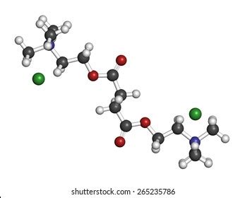 Suxamethonium Chloride Succinylcholine Muscle Relaxant Drug Stock ...