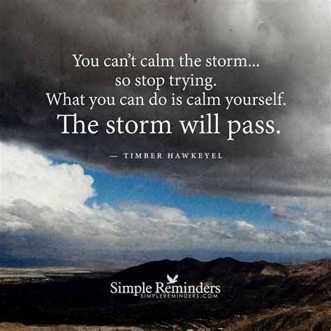 Pin by Caitlin Eaton on words and quotes | Storm quotes, Calming the storm, Simple reminders