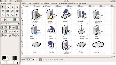 Dia Network Diagram Software Overview