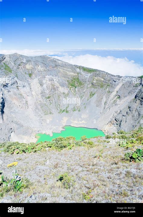 Irazu volcano, Irazu Volcano National Park, Cartago Province, Costa Rica, Central America Stock ...