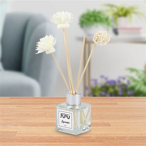 Taffware HUMI Pengharum Ruangan Reed Diffuser with Rattan Sticks 50ml ...