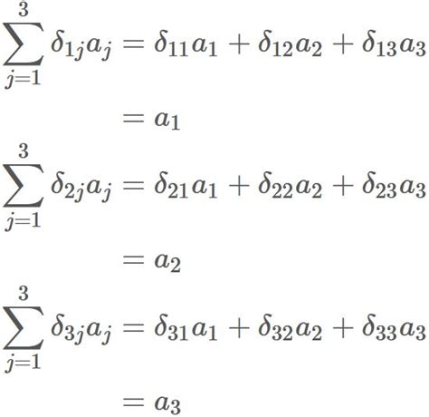 Kronecker's dalta (definition and application examples) - SEMATH INFO