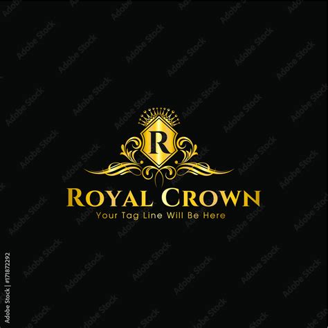 Royal logo - Royal Crown Logo Stock Vector | Adobe Stock