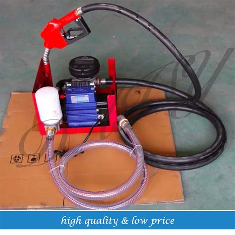 80l/min Electric Diesel Oil Pump Meter Self Priming Transfer Fuel Cast ...