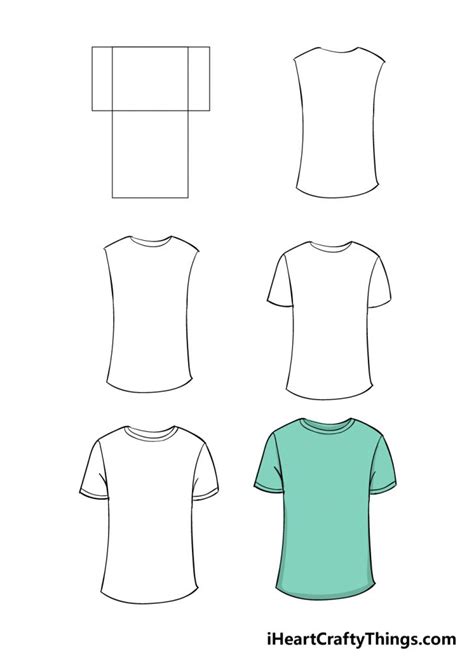 Shirt Drawing - How To Draw A Shirt Step By Step