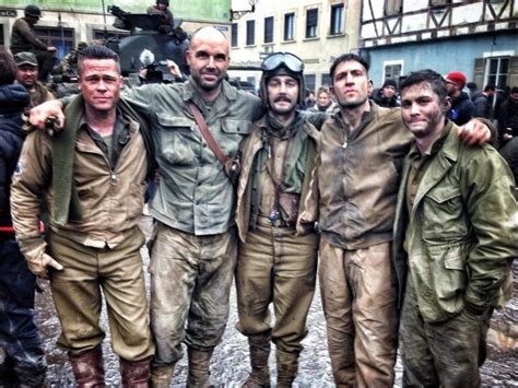 Fury Movie Set Visit and New Images of Brad Pitt and Cast