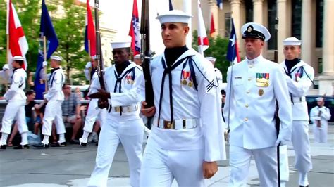 U.S. Navy Ceremonial Guard - Sailors, Take Up the Challenge - YouTube