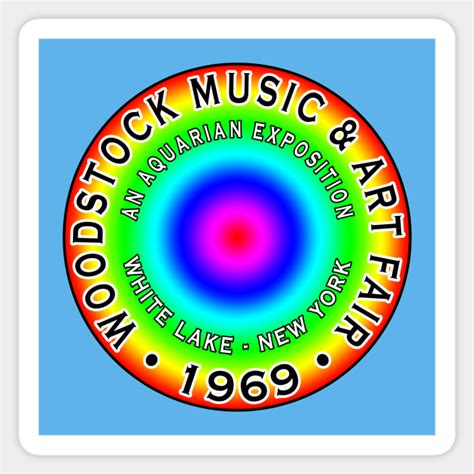 Woodstock 1969 - Woodstock 1969 - Sticker | TeePublic