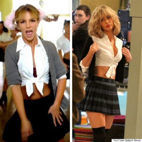 Megan Fox Channels Britney Spears' Schoolgirl Look In A Blond Wig ...