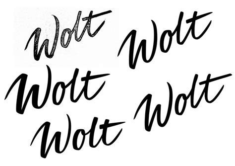 Wolt logo + process :: Behance