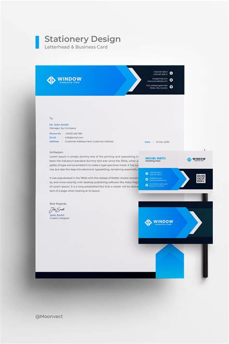 Corporate Letterhead and Business Card Design | Letterhead design ...