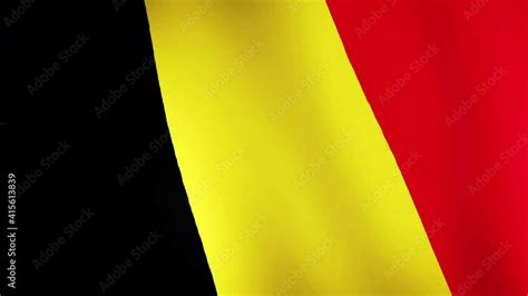 Belgium flag waving, A flag animation background Stock Video | Adobe Stock