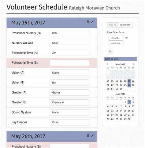 Volunteer Sign Up Sheet Template / Fill, sign and send anytime ...