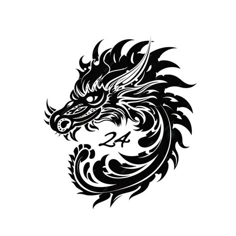 Premium AI Image | Ornate Dragon Chinese Draco Tattoo Minimal Fantasy ...