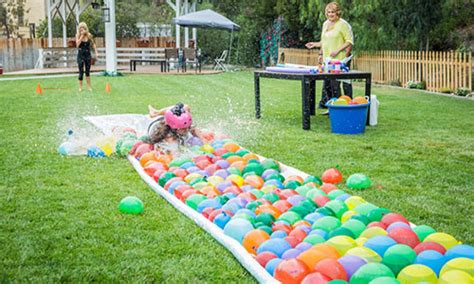 Tanya Memme's DIY Water Balloon Water Slide