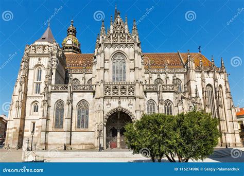 Cathedral of St. Elizabeth in Kosice, Slovakia. Stock Photo - Image of ...