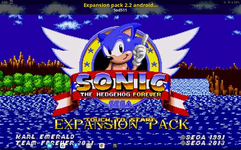 Expansion pack 2.2 android bypass [Sonic the Hedgehog Forever] [Mods]