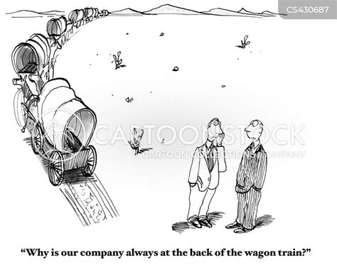 Wagon Trails Cartoons and Comics - funny pictures from CartoonStock