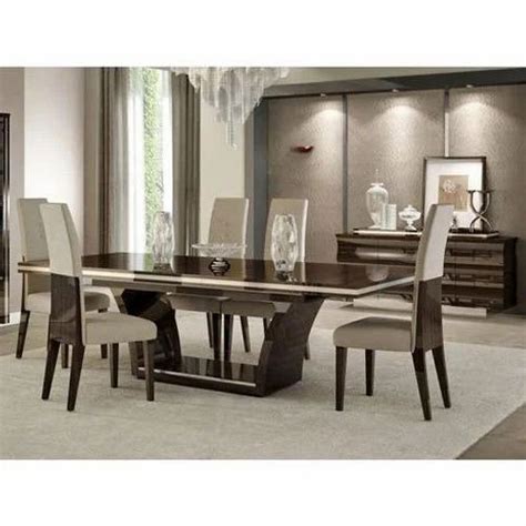 Wooden Modern Italian Dining Table Set at Rs 300000/piece in Mohali ...