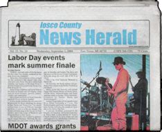 Iosco County News-Herald. The Iosco County News-Herald is in the Flint ...