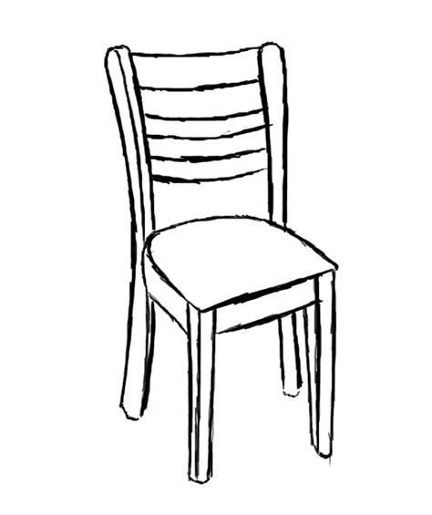 How to Draw a Chair - FeltMagnet