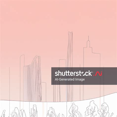 Minimal Line Art Vectorstyle Image City AI-generated image 2310759857 | Shutterstock