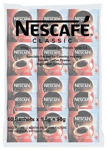 Buy Nescafe Coffee - Classic (60 Sachets; 1.5 g each) Online at Low Prices in India - Paytmmall.com