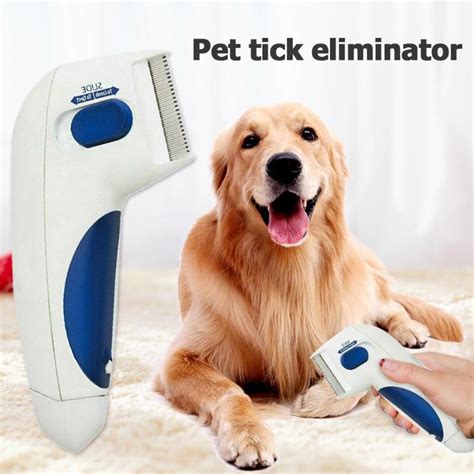 Professional Electronic Electric Flea Comb Puppies Fleas Treatment Safe Pets Kill for Dogs Cats ...