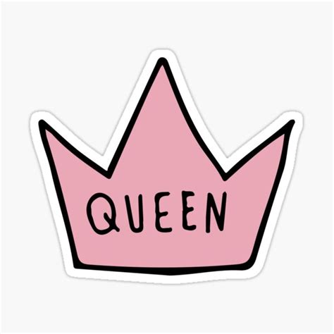 "queen crown" Sticker for Sale by BalloonLand | Redbubble