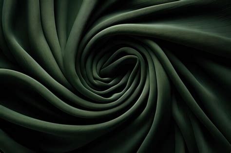 Premium AI Image | green silk fabric texture background