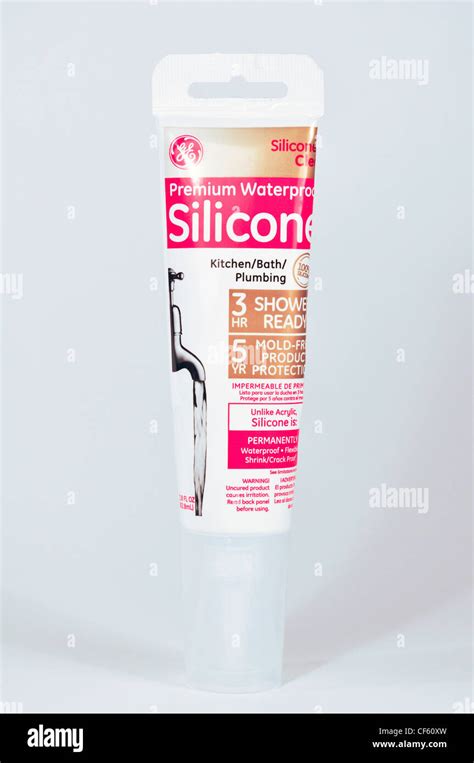 Silicone sealant tube Stock Photo - Alamy