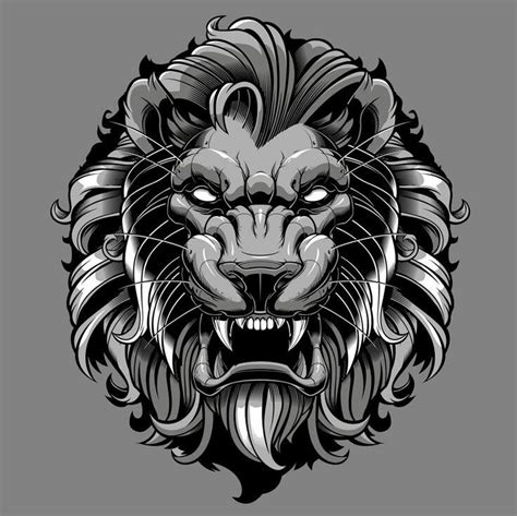 Pin by MADDY LAHCNAP on STICKERS | Lion tattoo design, Lion tattoo ...