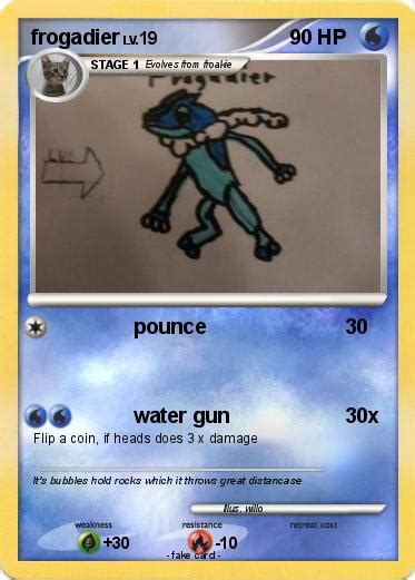 Pokémon frogadier 2 2 - pounce - My Pokemon Card