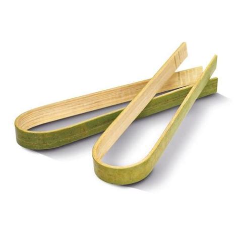 Bamboo Tongs - 120mm - Australian Made Plastic Crates and Tubs | Miranda Plastics