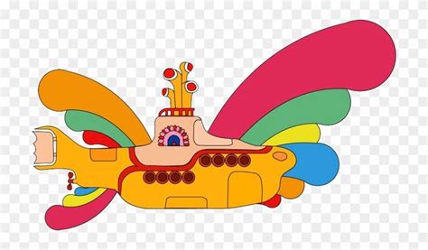 The Beatles Yellow Submarine - Beatles Yellow Submarine Png Clipart | Yellow submarine art ...