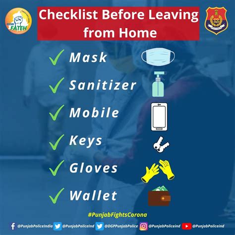 Checklist Before Leaving from Home | Leaving home, Checklist