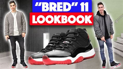 HOW TO STYLE: Air Jordan 11 "Bred" (4 outfits) - YouTube