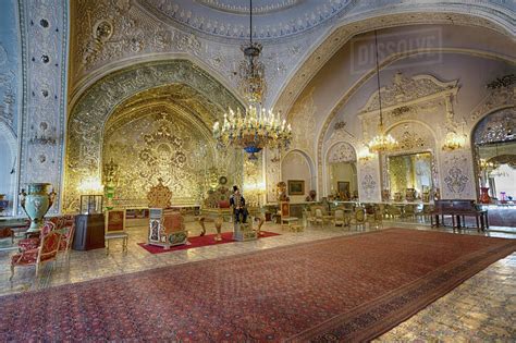 Golestan Palace, UNESCO World Heritage Site, Salam Hall, Tehran ...