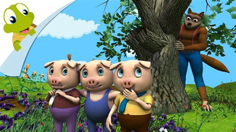 The Three Little Pigs Story Song 3D Nursery Rhyme - YouTube