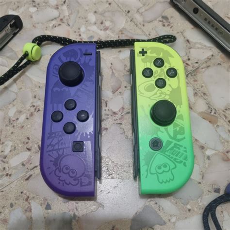 Splatoon 3 Joycon, Video Gaming, Video Game Consoles, Nintendo on Carousell