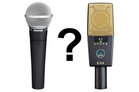 Differences Between Dynamic & Condenser Microphones