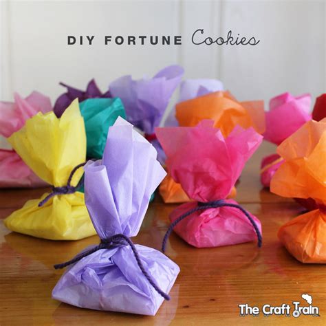 DIY fortune cookies - The Craft Train