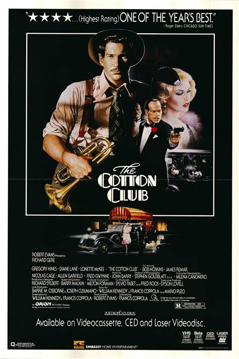 The Cotton Club 1984 One Sheet Poster Rolled - Etsy