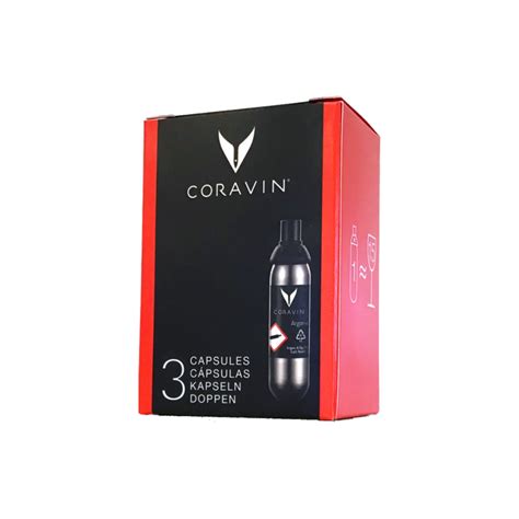 CORAVIN™ Capsules 3-Pack - VINO CLUB AS