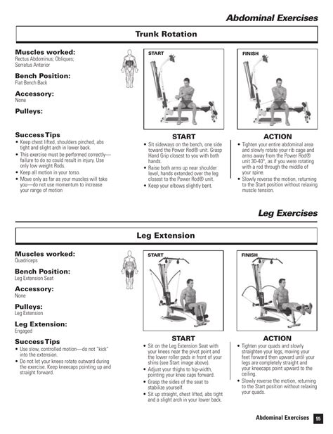 Exercises For Bowflex Motivator 2 | EOUA Blog