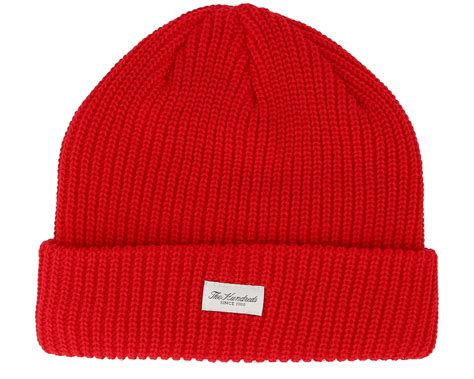 Crisp 2 Red Beanie - The Hundreds beanies - Hatstoreworld.com