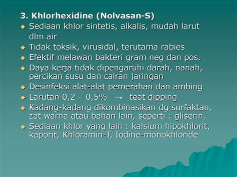 APLIKASI DESINFEKTAN DAN ANTISEPTIK DI BIDANG PETERNAKAN - ppt download