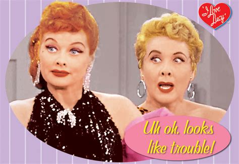 Lucy and Ethel Trouble Postcard | LucyStore.com