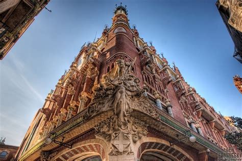 The Palau de la Música Catalana (Palace of Catalan Music) is a concert ...