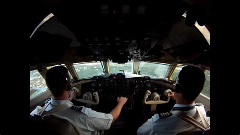 Lockheed Jetstar II Take Off and Landing Cockpit View [HD] - YouTube